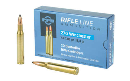 Ammunition Prvi Partizan Rifle 270Win PPU 270WIN SP 130GR 20/200 • Model: Rifle